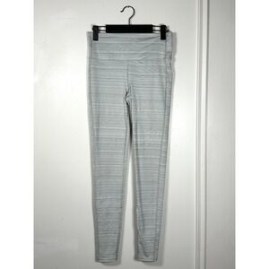 Athleta gray high‎ rise jacquard chaturanga tight textured legging S womens yoga